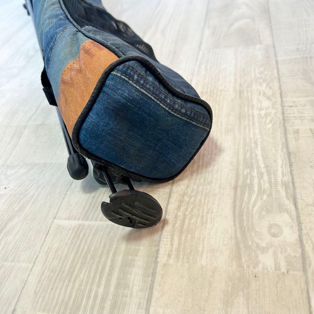 EDWIN GOLF デニム柄セルフスタンド式キャディバッグ