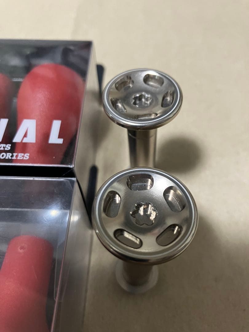 DRT バリアルノブ　2本セット　シルバー　ファット＆スリムノブセット