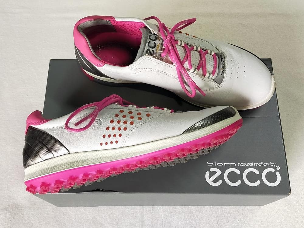 ECCO BIOM ゴルフシューズ 38 24cm ※一部難あり スニーカー