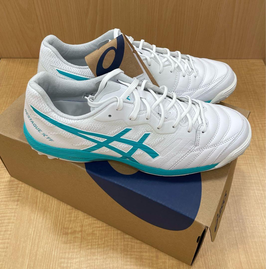 ASICS デスタッキ　ホワイト/ターコイズ