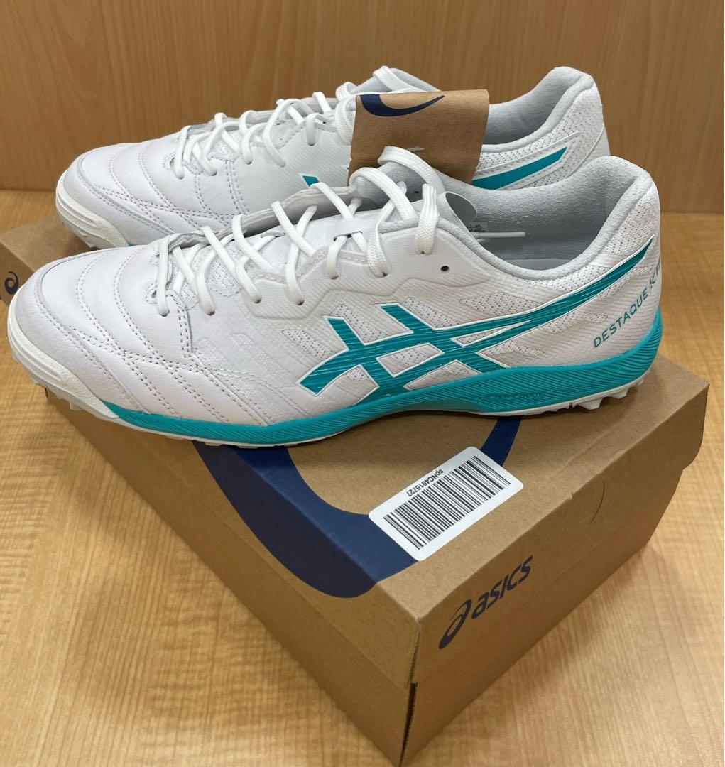 ASICS デスタッキ　ホワイト/ターコイズ