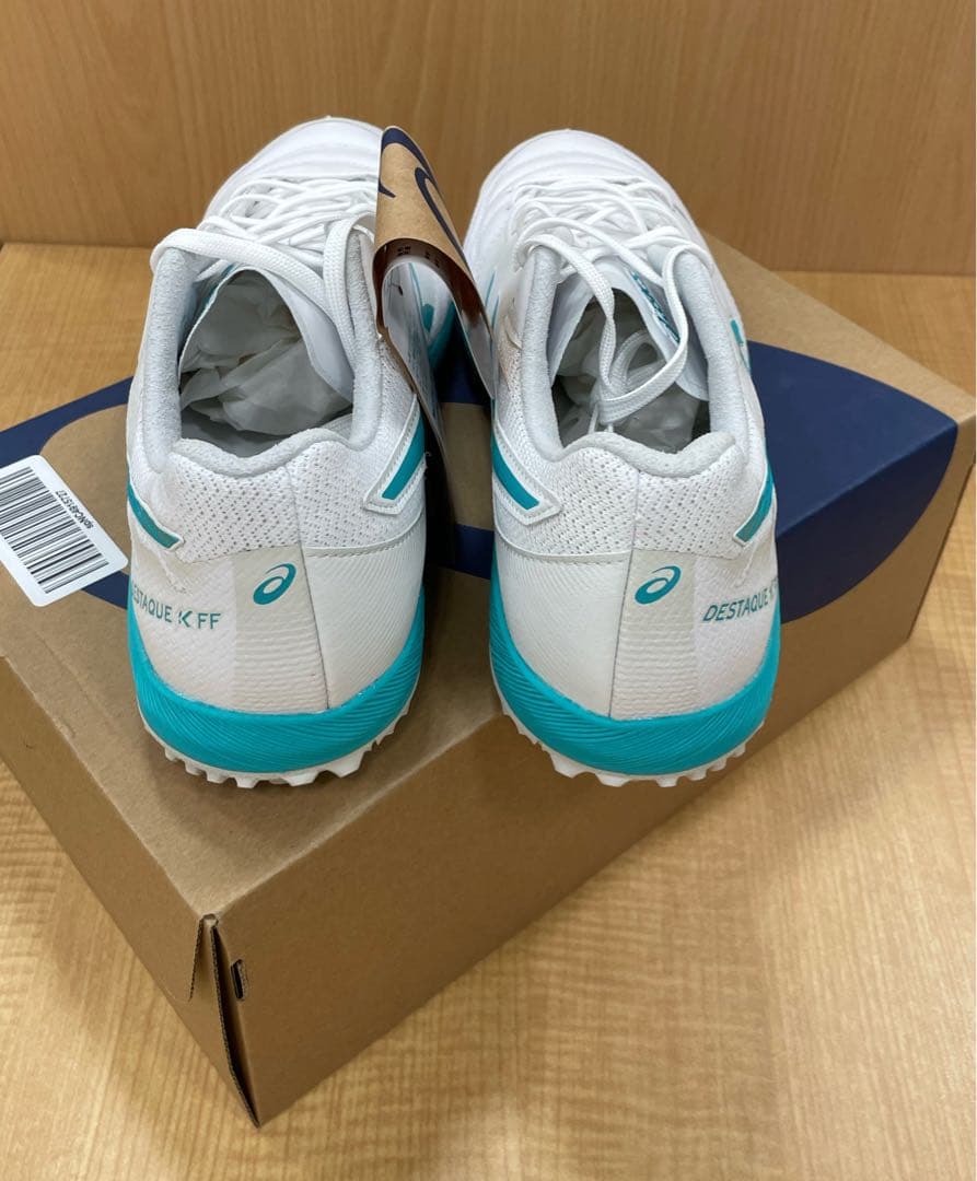 ASICS デスタッキ　ホワイト/ターコイズ