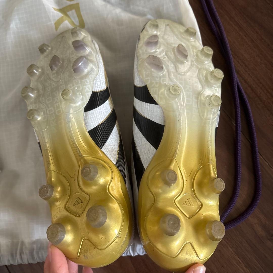 マ*ミ様 adidas Predator サッカーシューズ ホワイト/ブラック/