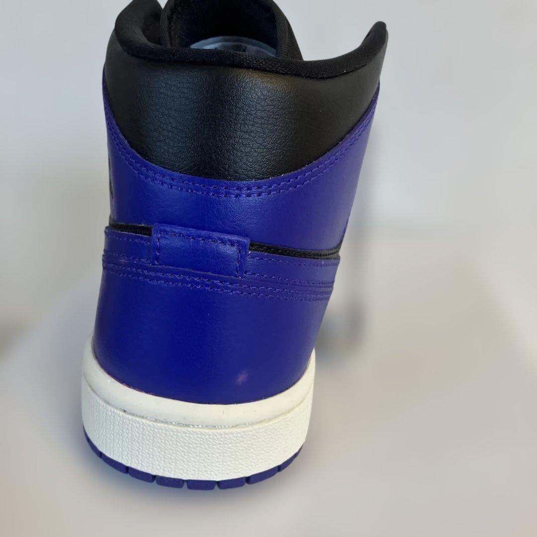 シューズ(男性用) Air Jordan 1 Mid Black Dark Concord 26cm