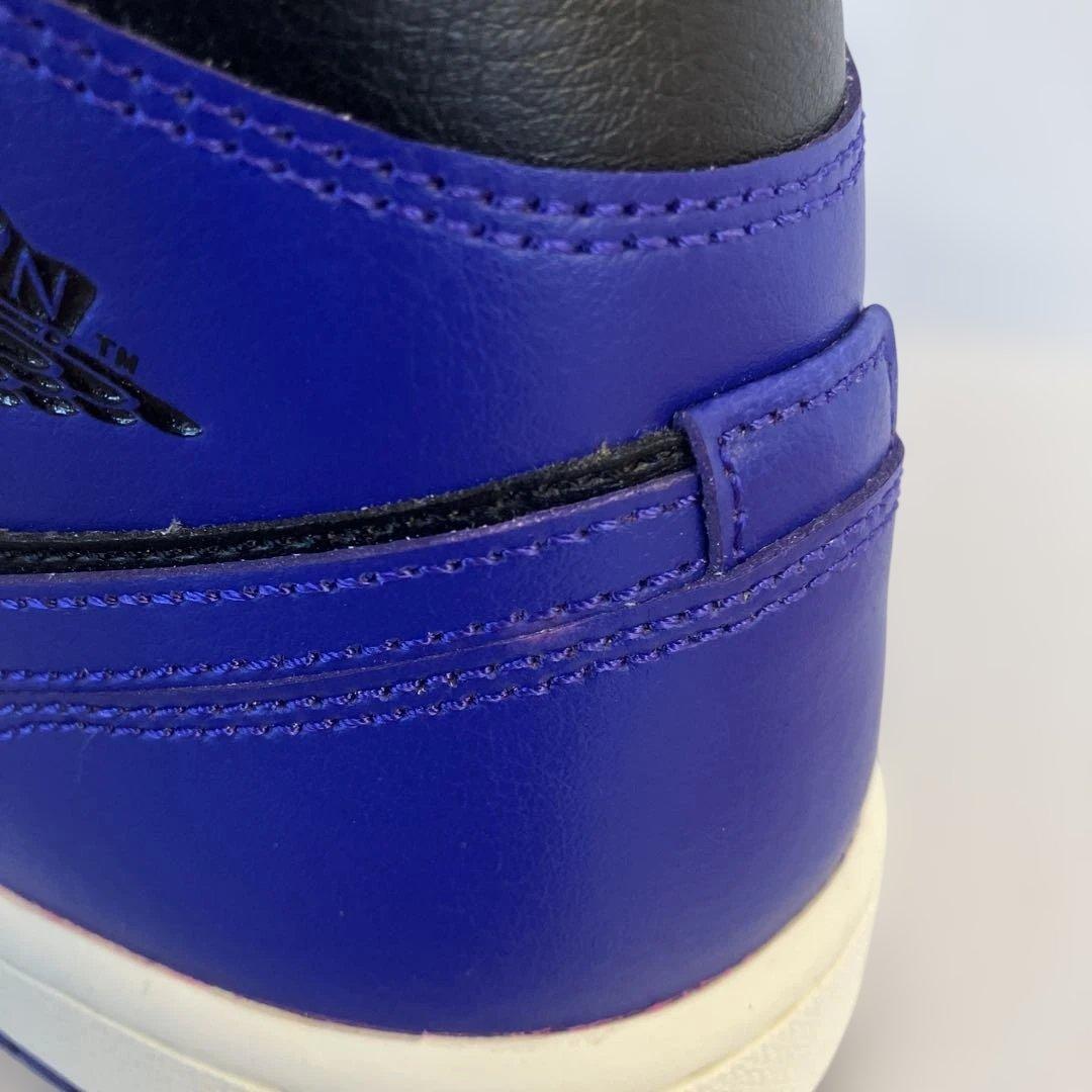 シューズ(男性用) Air Jordan 1 Mid Black Dark Concord 26cm