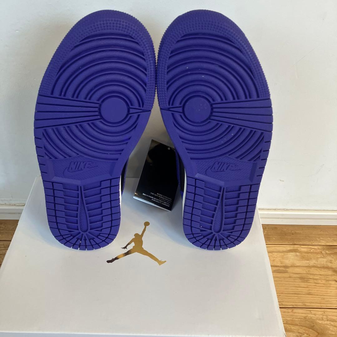シューズ(男性用) Air Jordan 1 Mid Black Dark Concord 26cm