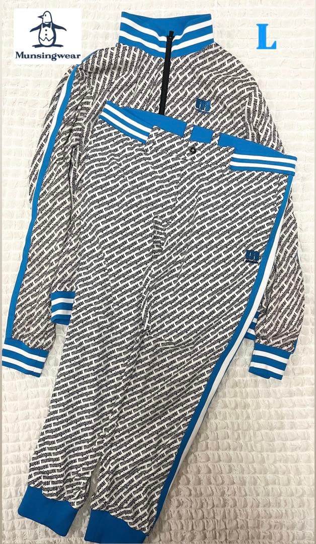 【即完品‼️】ENVOI by Munsingwear セットアップ　総柄　ゴルフ