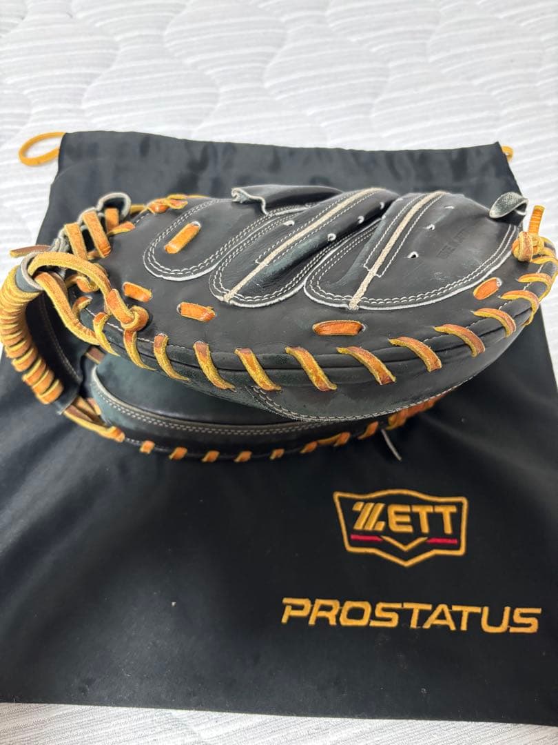 ZETT プロステイタス硬式用キャッチャーミット小林誠司モデル(専用袋付き)