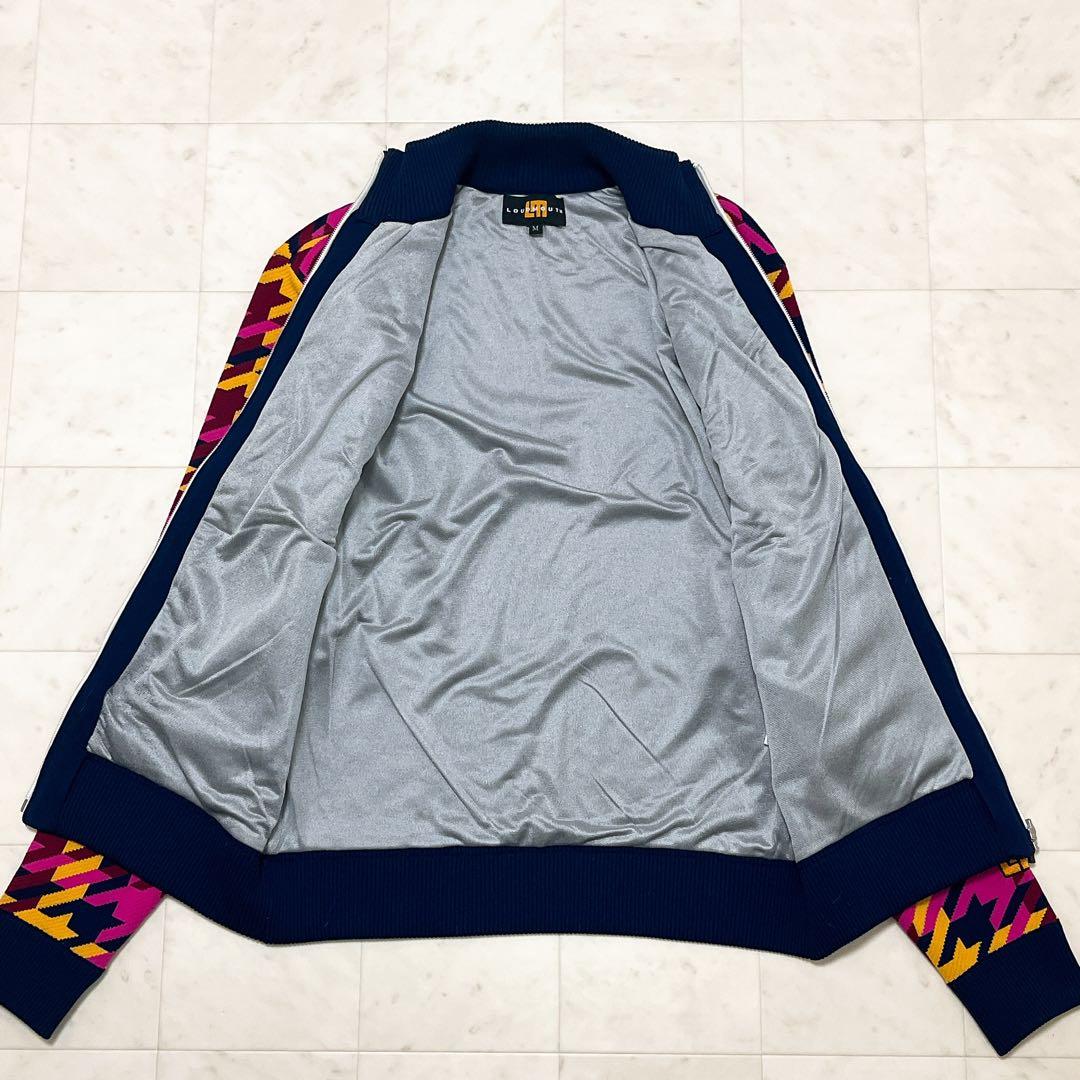 LOUDMOUTHラウドマウス 千鳥柄 蓄熱 ニット ジャケット M