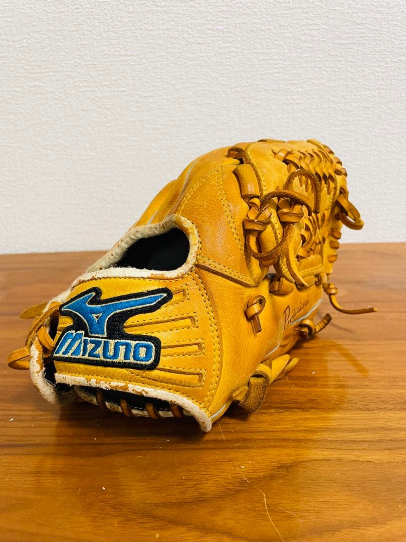 【ミズノ】Mizuno 野球 グローブ 内野手 右投げ 黄色 イエロー 軟式野球