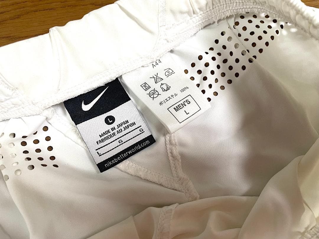 ナイキNIKE｜美品｜鹿島アントラーズ｜ オフィシャルホームゲームパンツ｜白｜L