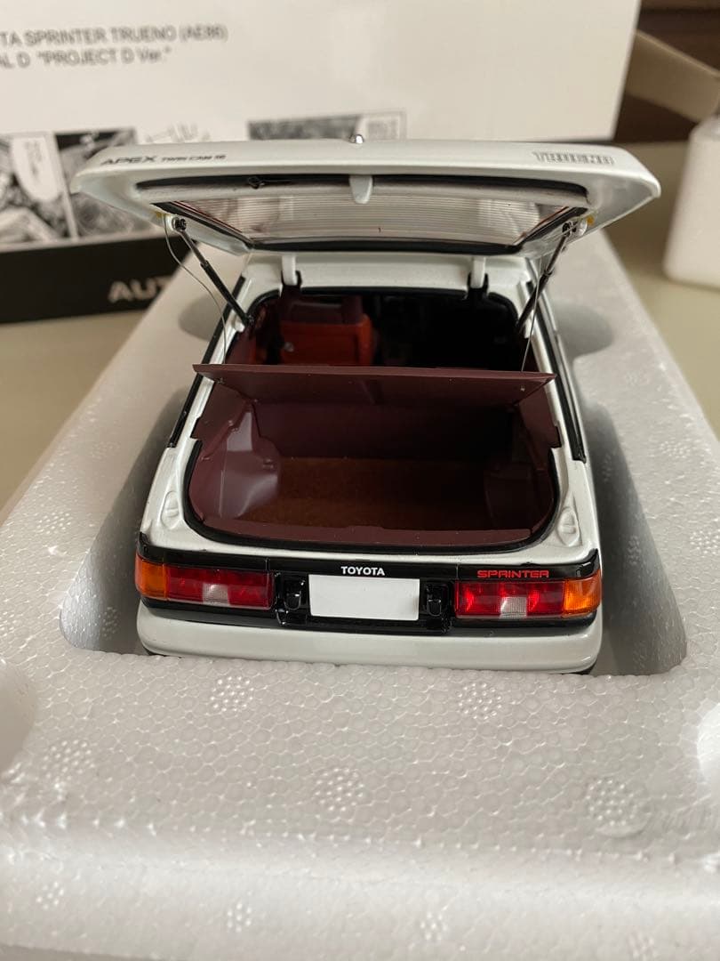 頭文字D AUTOart 1/18 AE86 Project D Ver.