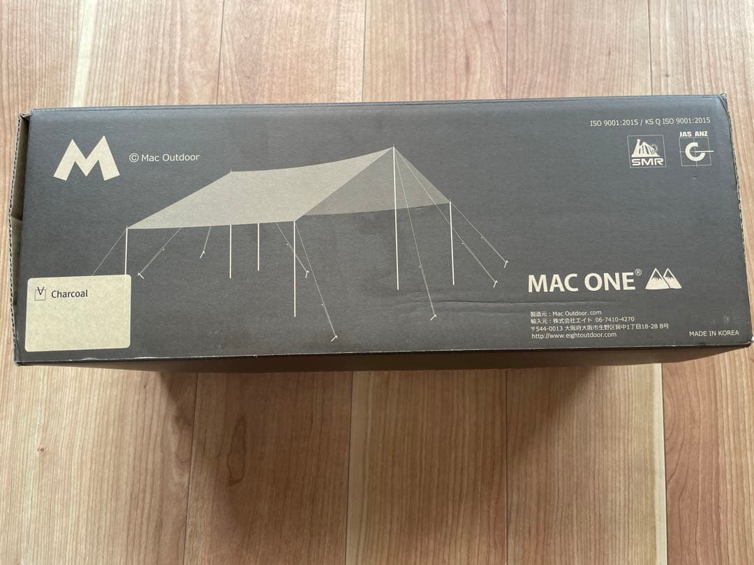 【新品未使用】マックワン　チャコール　レクタL