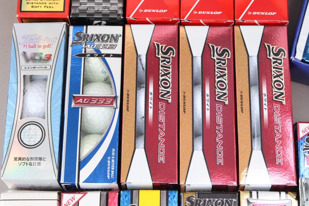 未使用/ゴルフボールまとめ売り/23箱/約68球/SRIXON他