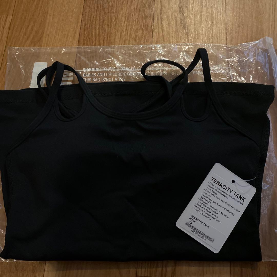新品AUMNIE TENACITY TANK XSブラック カップ付き