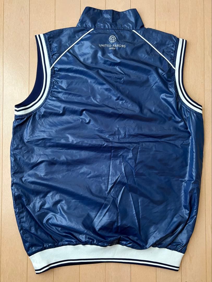 【美品】ユナイテッドアローズゴルフ　ハーフジップベスト