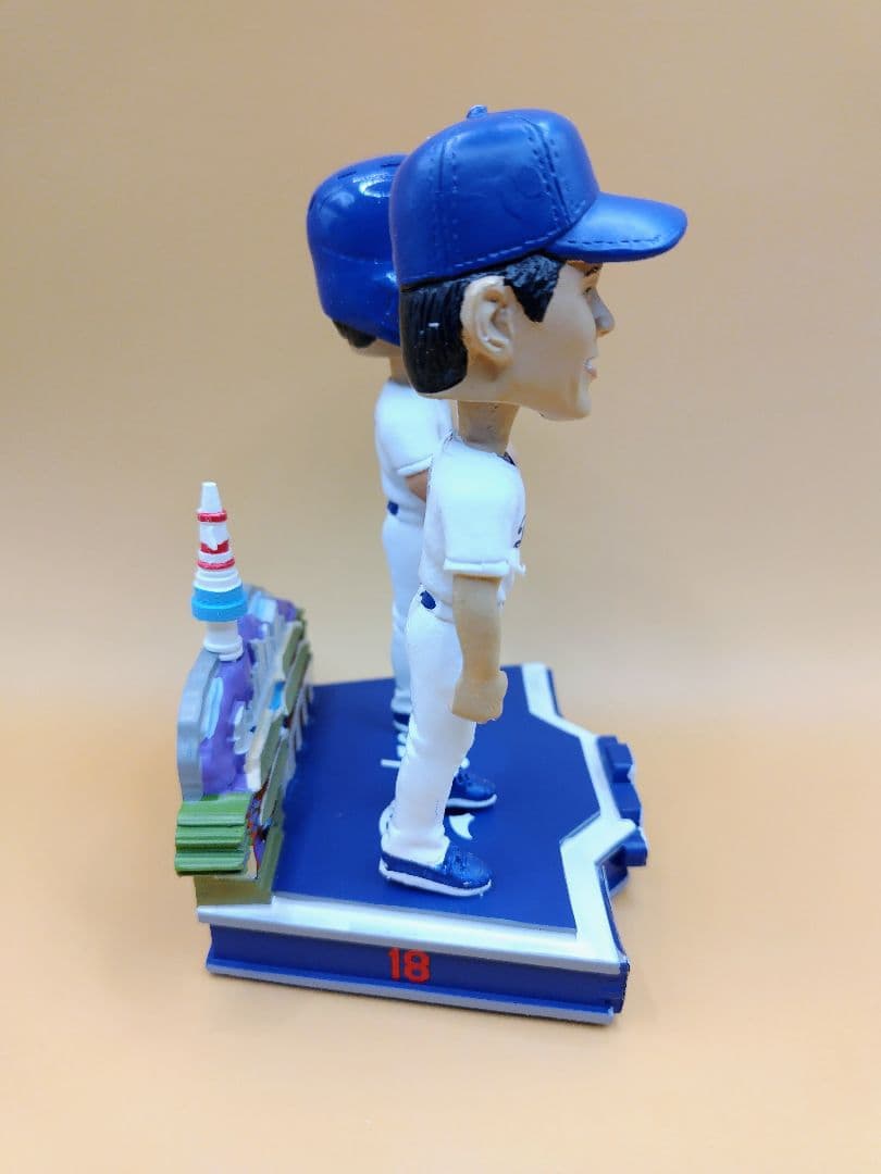 大谷翔平 山本由伸　開幕 韓国シリーズ デュアルミニボブルヘッド人形　ドジャース
