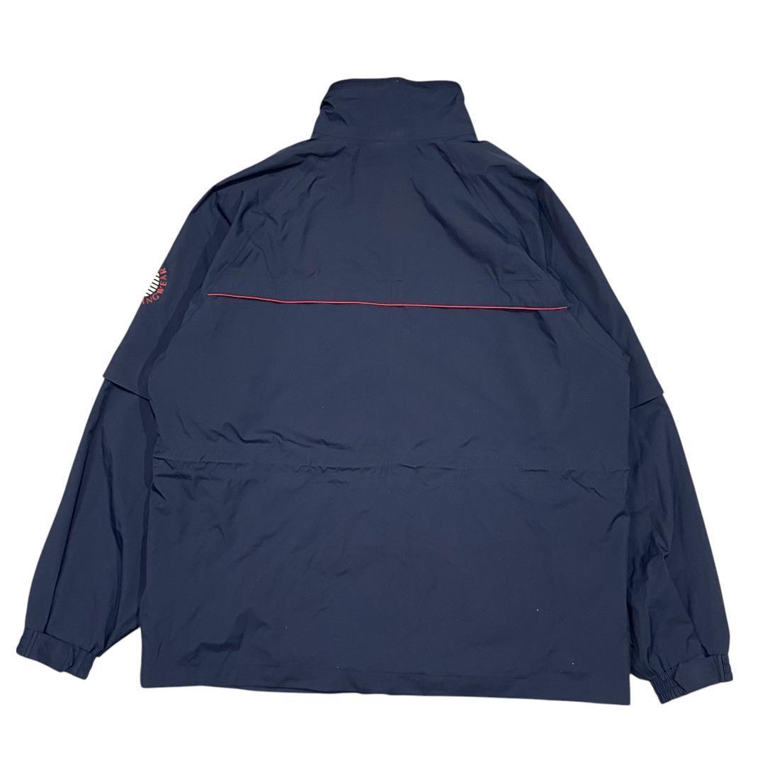 マンシングウェア 2WAY レインコート セットアップ L/M ネイビー ゴルフ