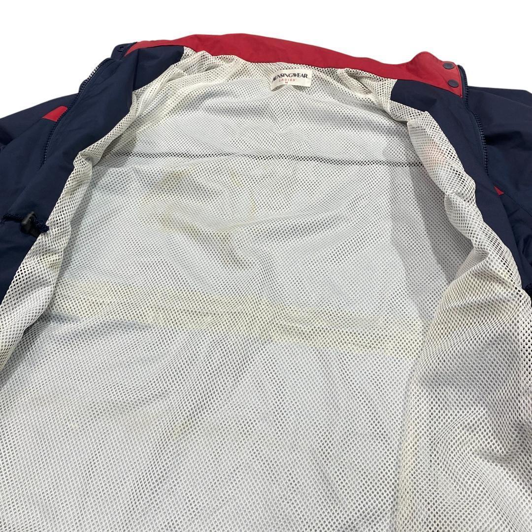 マンシングウェア 2WAY レインコート セットアップ L/M ネイビー ゴルフ