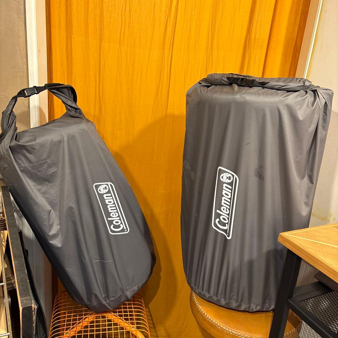 Coleman ダブル　インフレーターマット2つ　グレー