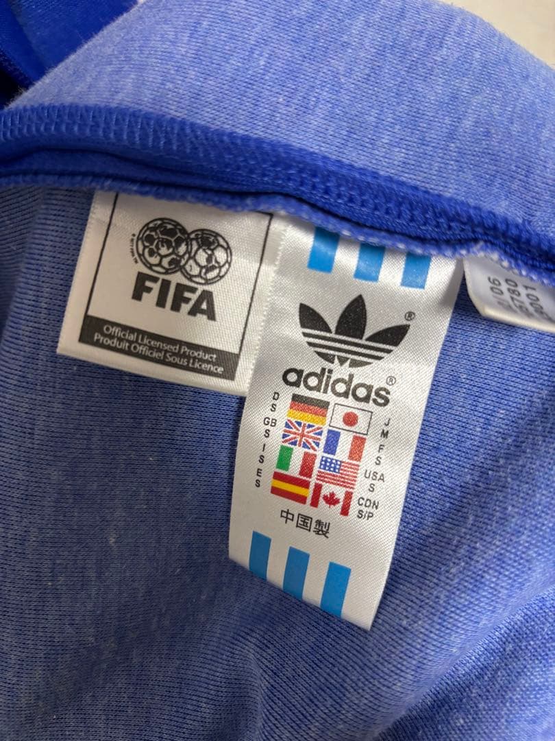 adidasフランス代表W杯ジャージ M 青/赤