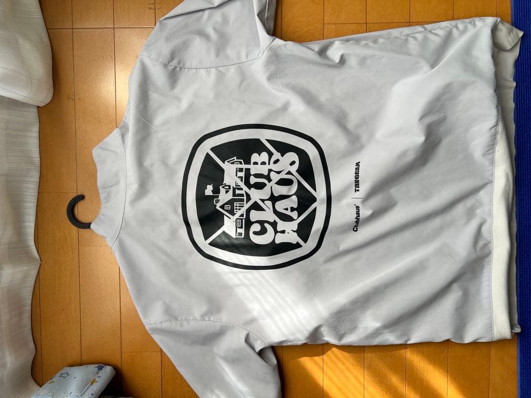 CLUBHAUS × TANGRAM 半袖ハーフジップ プルオーバー L