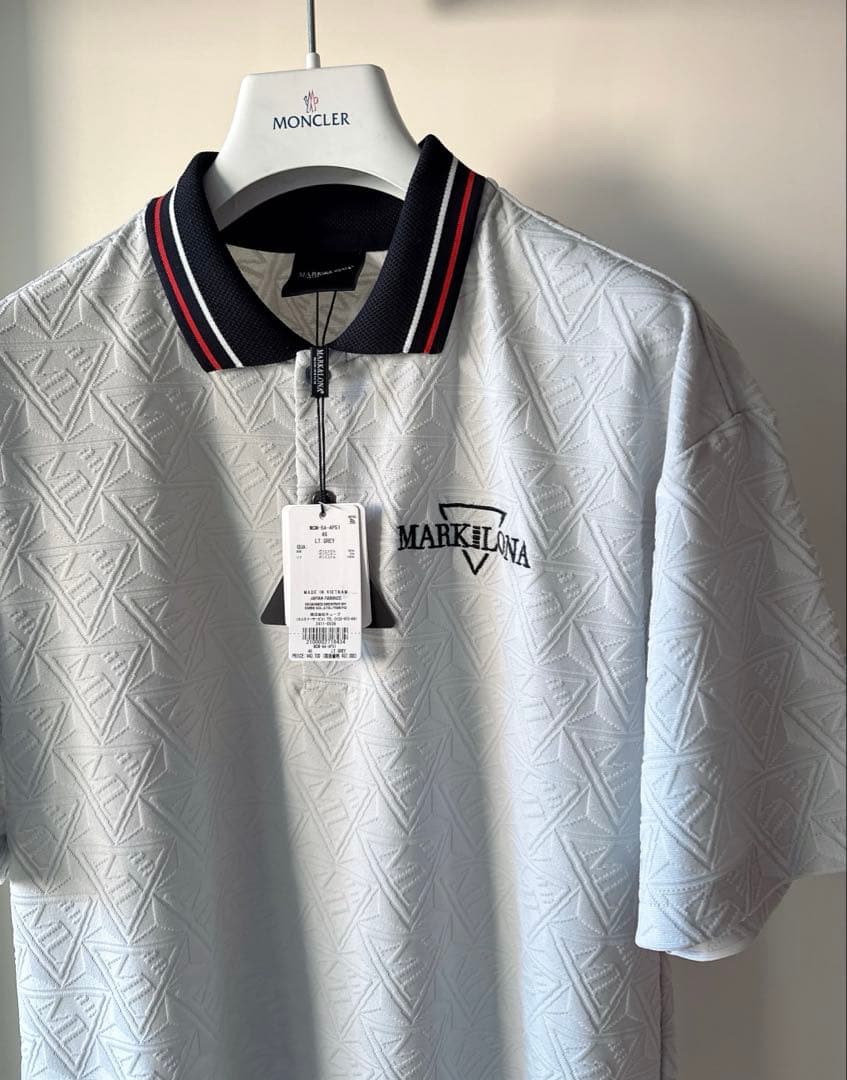 新品 ★ MARK&LONA コード ポロシャツ マーク&ロナ 正規品 グレー