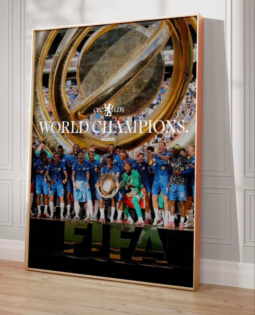 チェルシー FIFAクラブワールドカップ 2025 アートポスター A3版