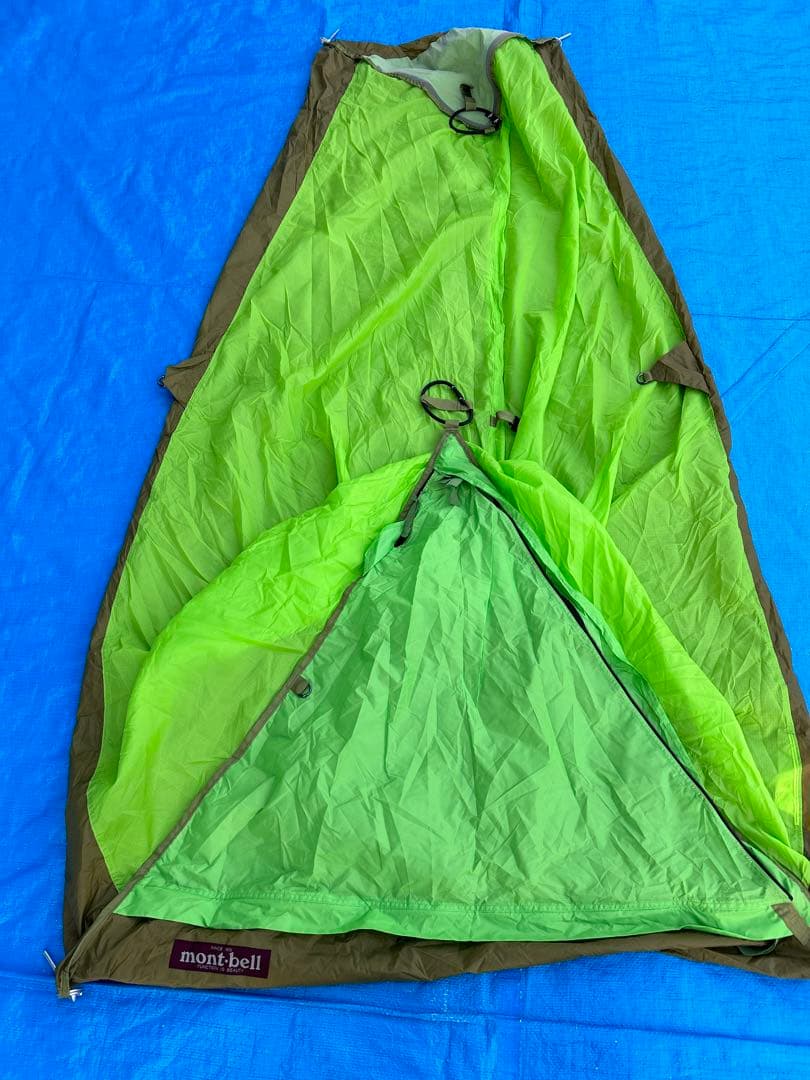 【美品】モンベル ムーンライトテントグリーン