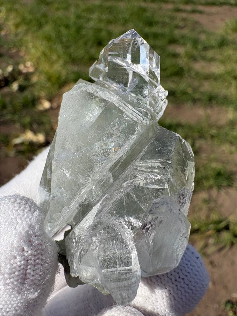 【匿名発送】スカルドゥ産 成長干渉水晶