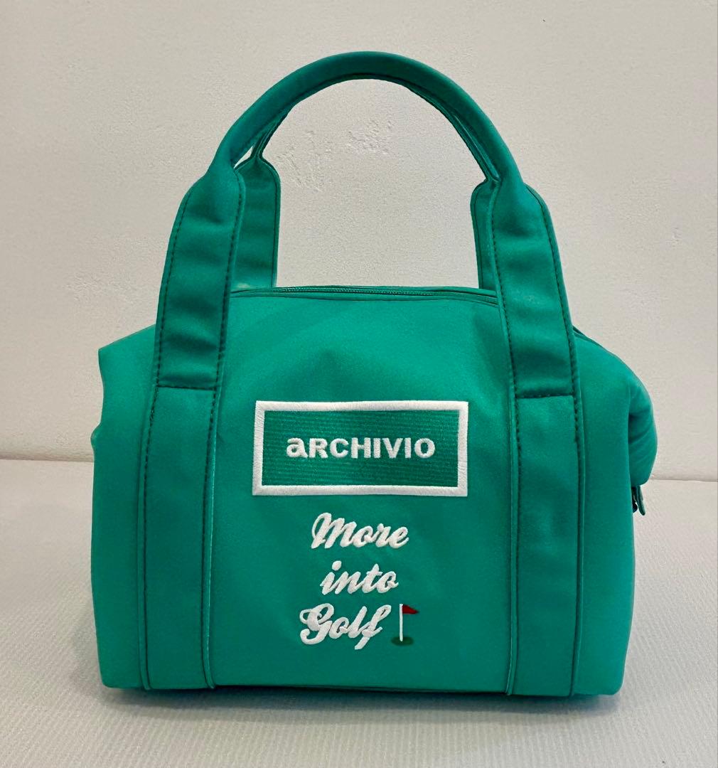 ★　推薦新品ARCHIVIO　アルチビオ保冷トートバッグ緑　GOLFカートバッグ