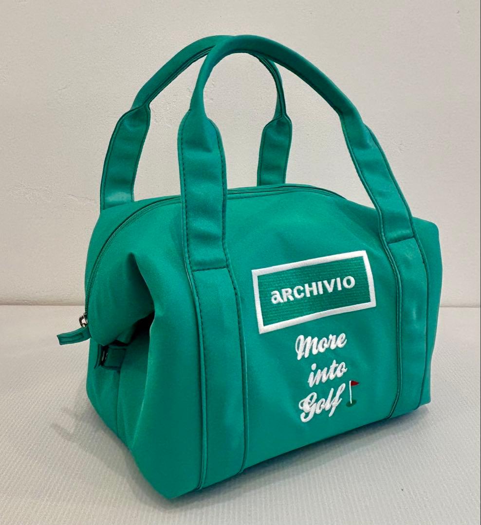 ★　推薦新品ARCHIVIO　アルチビオ保冷トートバッグ緑　GOLFカートバッグ