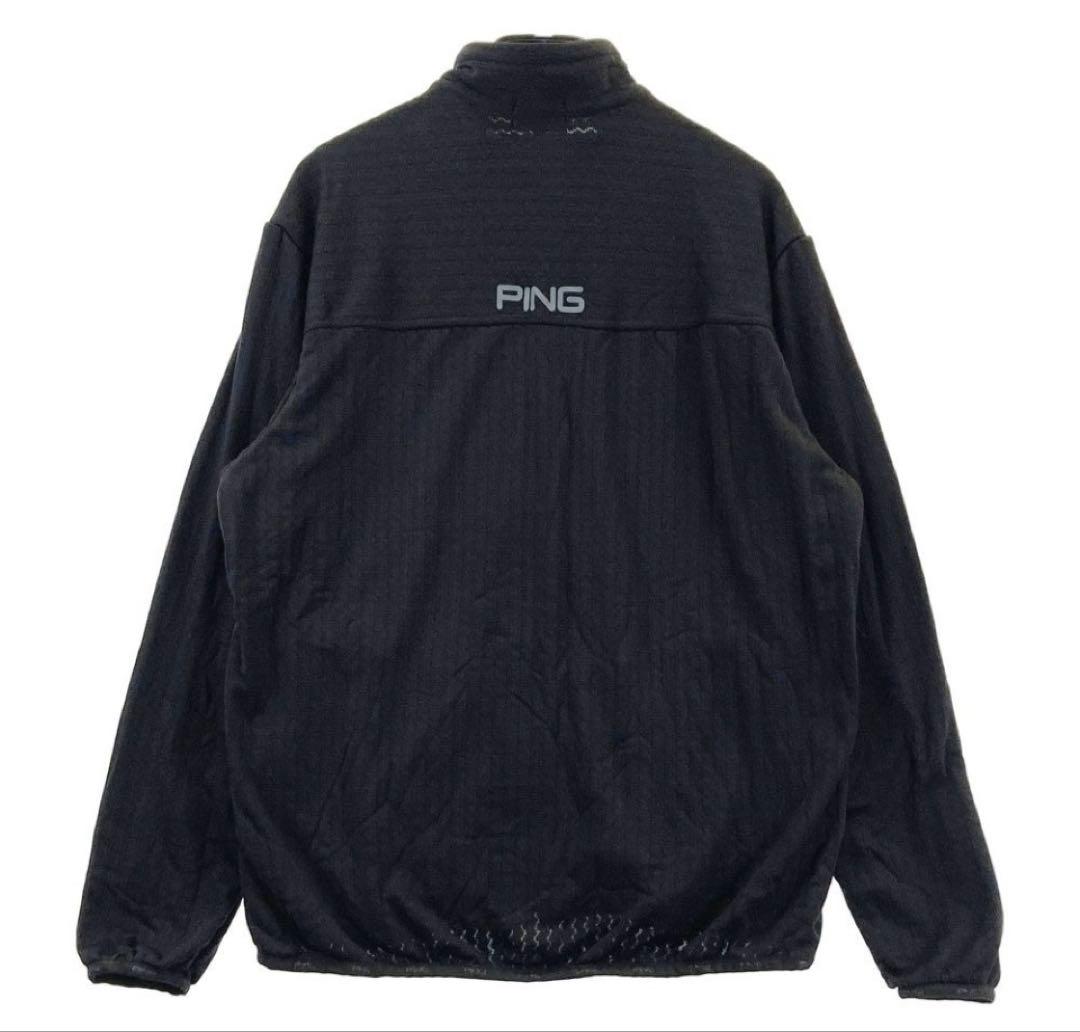M 新品　PING ツインレイヤードアウター ブルゾン レディース　ブラック