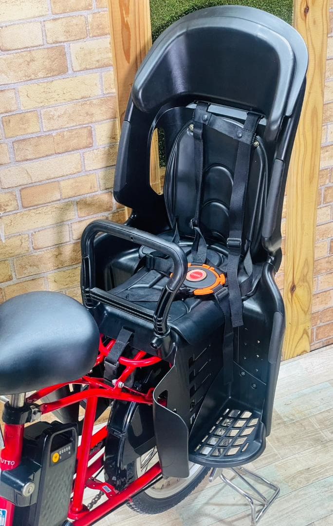 値上予告 レッド系 パナソニック 子供乗せ電動アシスト自転車 H3335