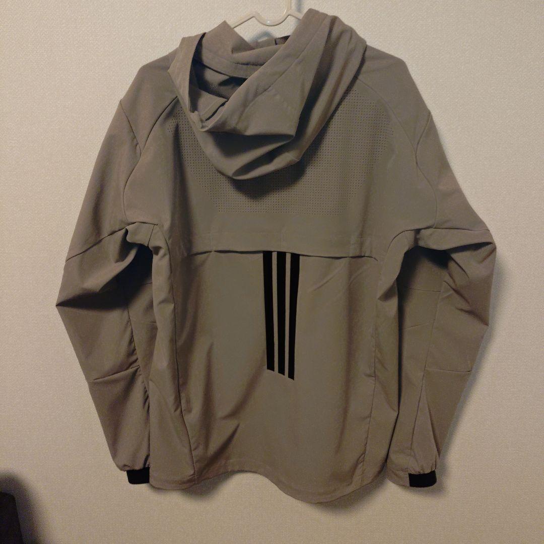 adidas プレミアム ストレッチ ウーブン フルジップパーカー メンズ