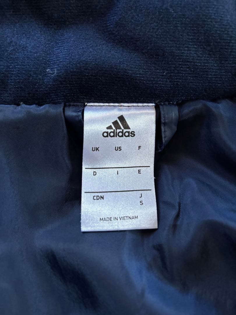 adidas ベンチコート ダウンコート メンズ　S ネイビー