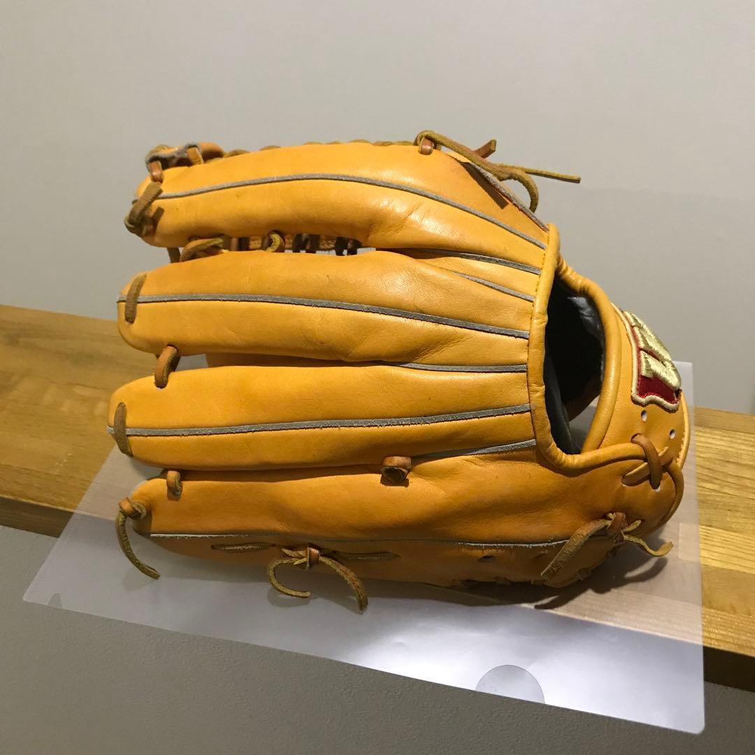 ウィルソン 軟式野球 小指部分2本入れタイプ 外野手用グローブ
