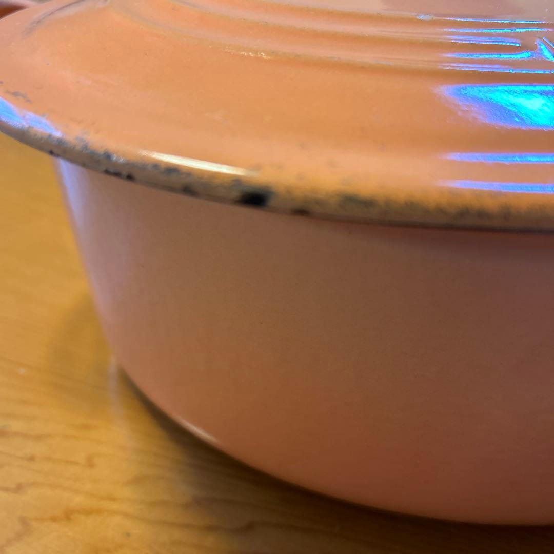 LE CREUSET 両手鍋 25cm オレンジ