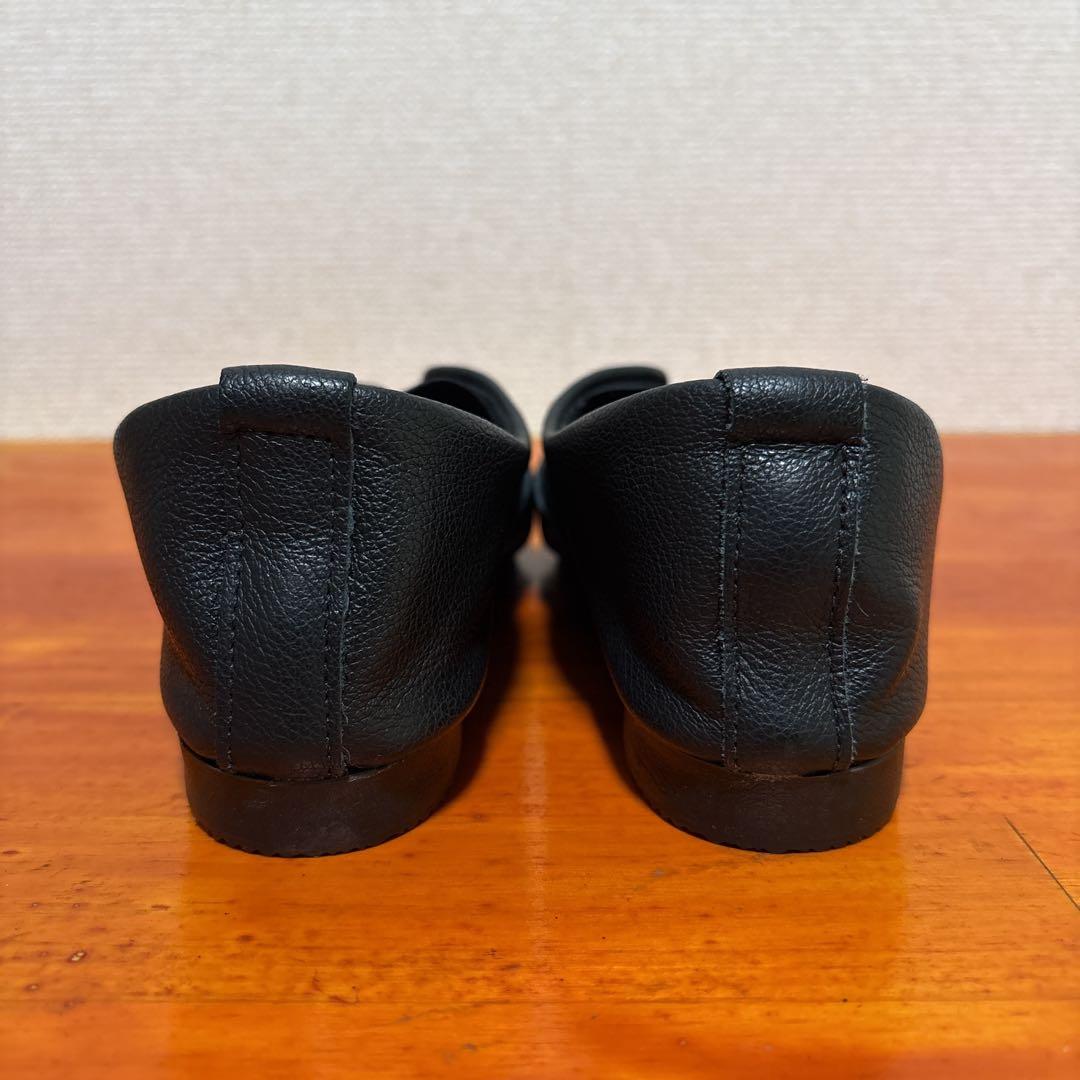 ❀美品 クラウン ジャズ レザー 4 黒 ブラック 23cm