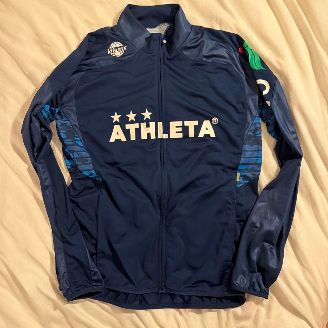ATHLETA サッカージャージ 上下セット ネイビー xlサイズ