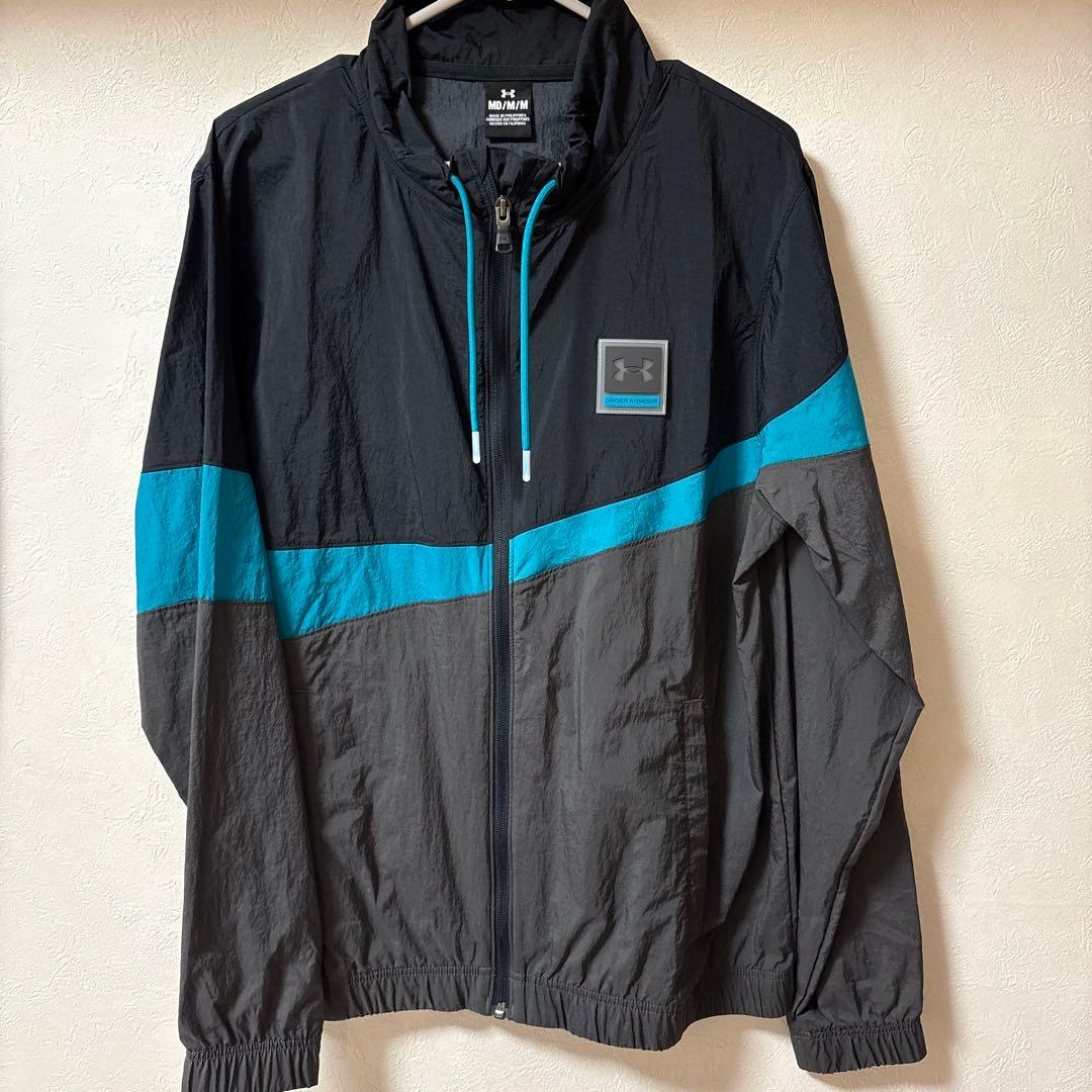 Under Armour ジャージ上下セット ブラック/ターコイズ/グレー