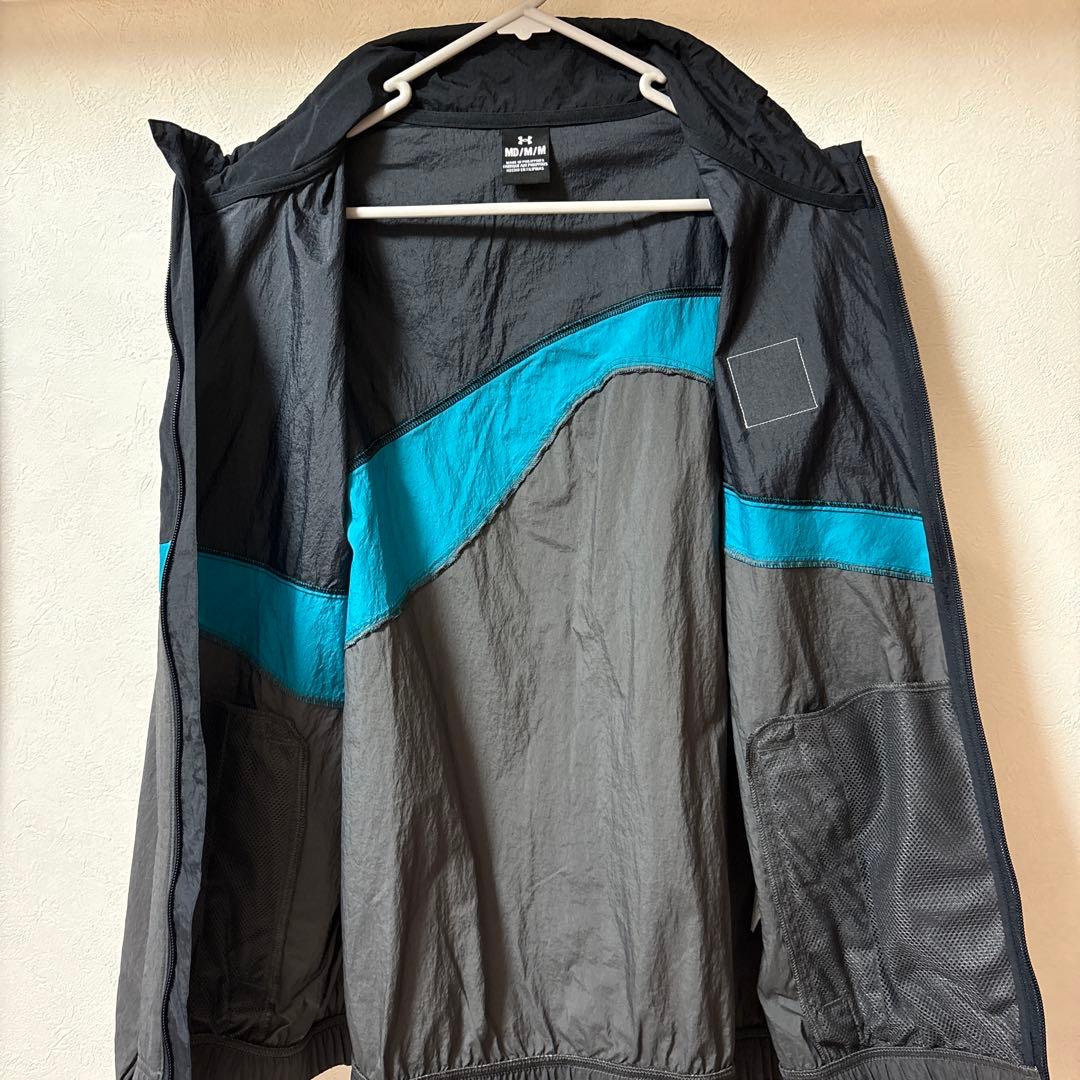 Under Armour ジャージ上下セット ブラック/ターコイズ/グレー