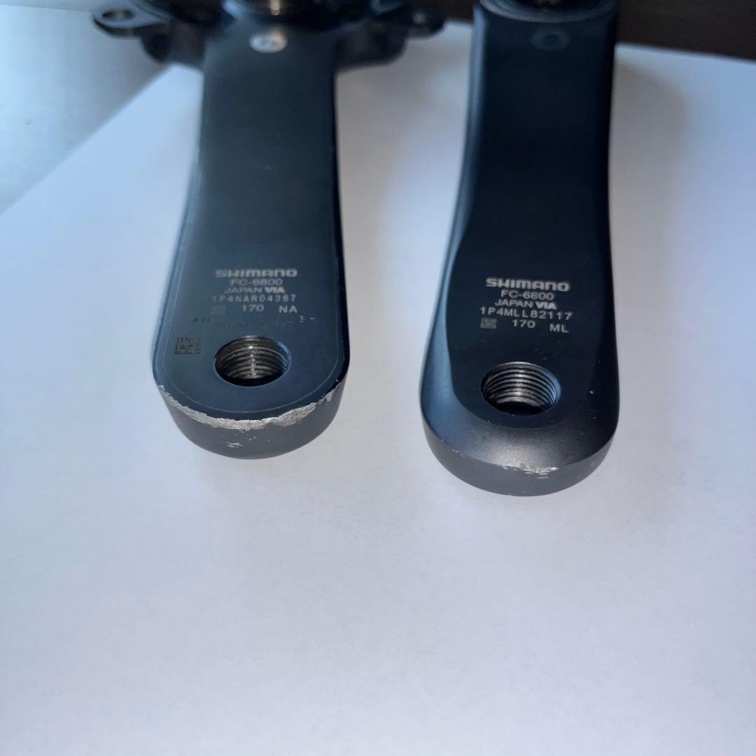 ULTEGRA FC-6800 クランクセット 170mm 52-36T シマノ