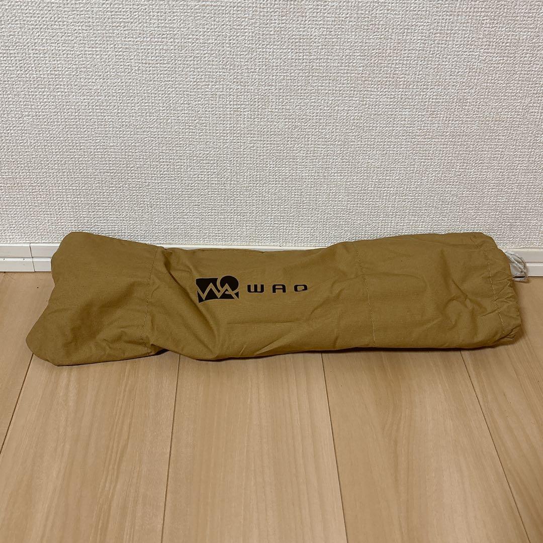 値下げ⇩3点WAQアルファTC テントオリーブグリーン二股ポールフロントウォール