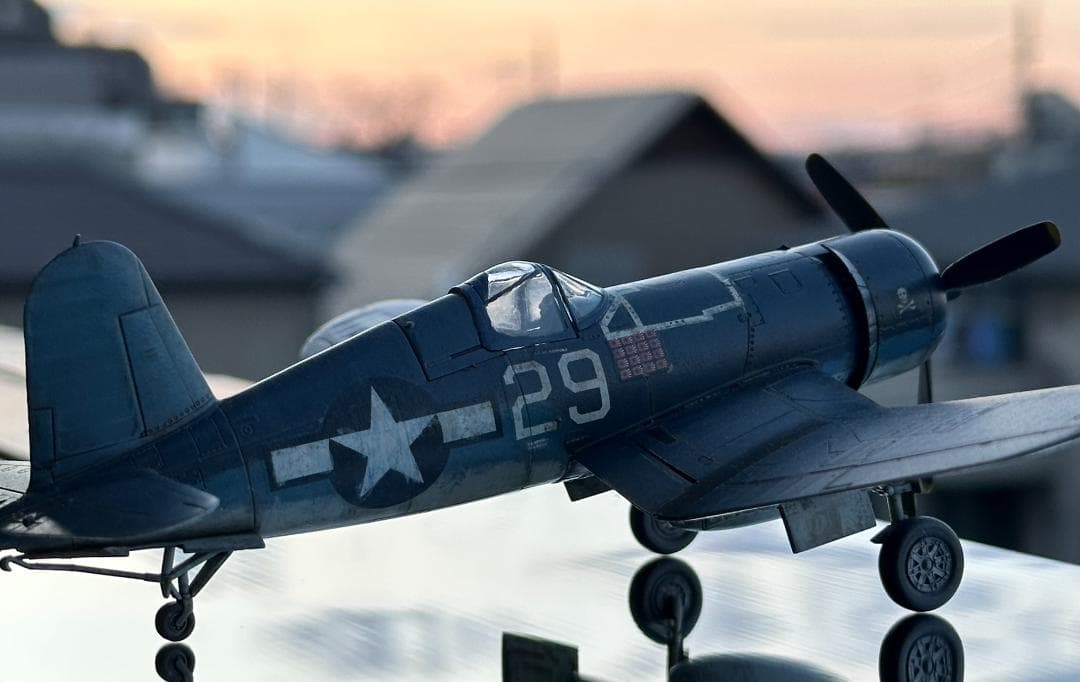 タミヤ 1/72 ヴォートF4U-1A コルセア 完成品