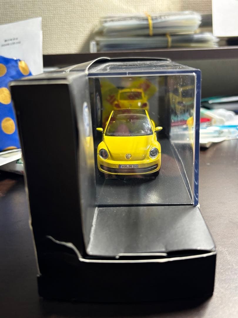 ディーラー特注 1/43 フォルクスワーゲン ザ・ビートル 黄色