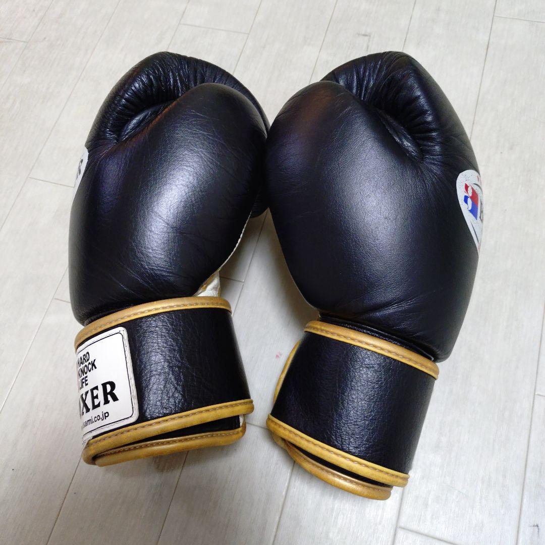 イサミ　ISAMI BOXER ボクシンググローブ 黒10オンス