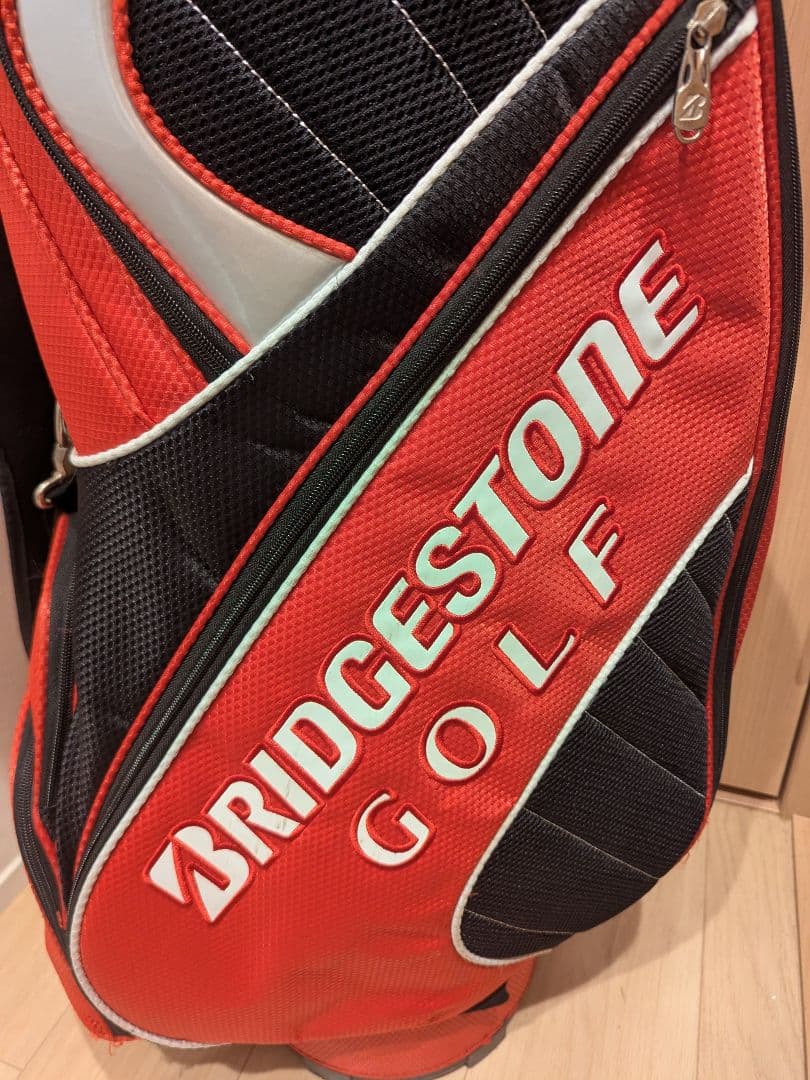 BRIDGESTONE キャディバッグ レッド