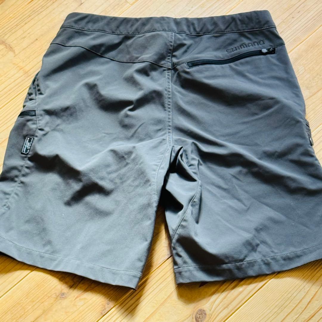 美品 シマノ XEFO GORE-TEX 撥水パンツ PA-242R グレー M