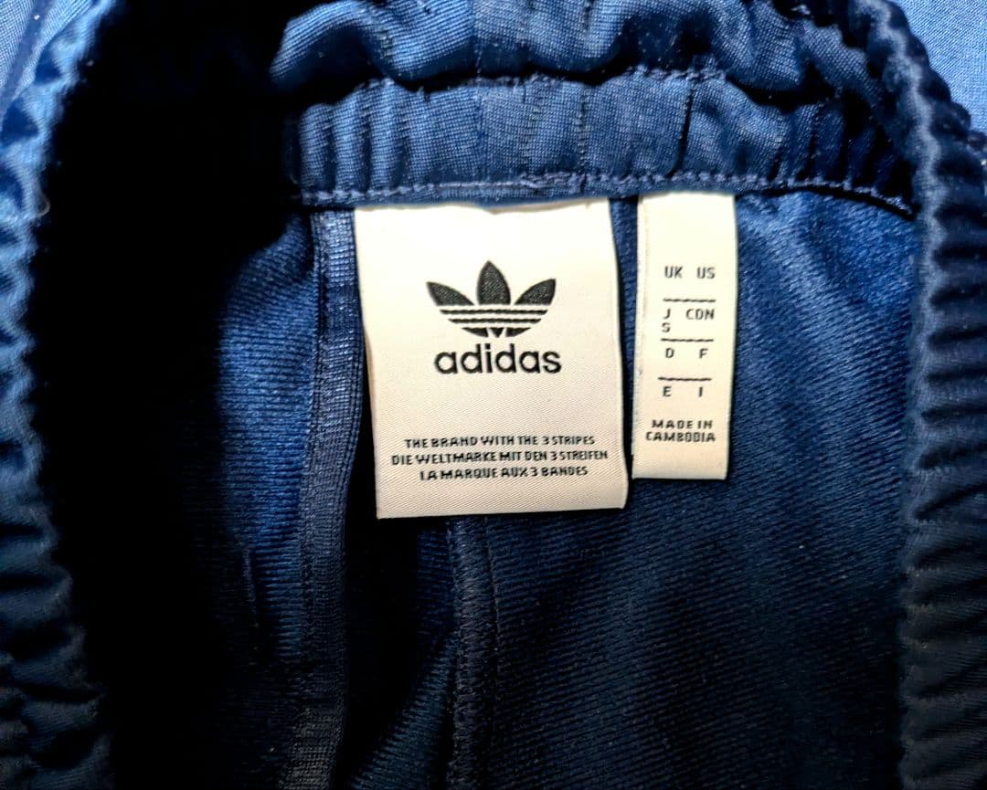 adidas ジャージパンツ 3本ライン ネイビー